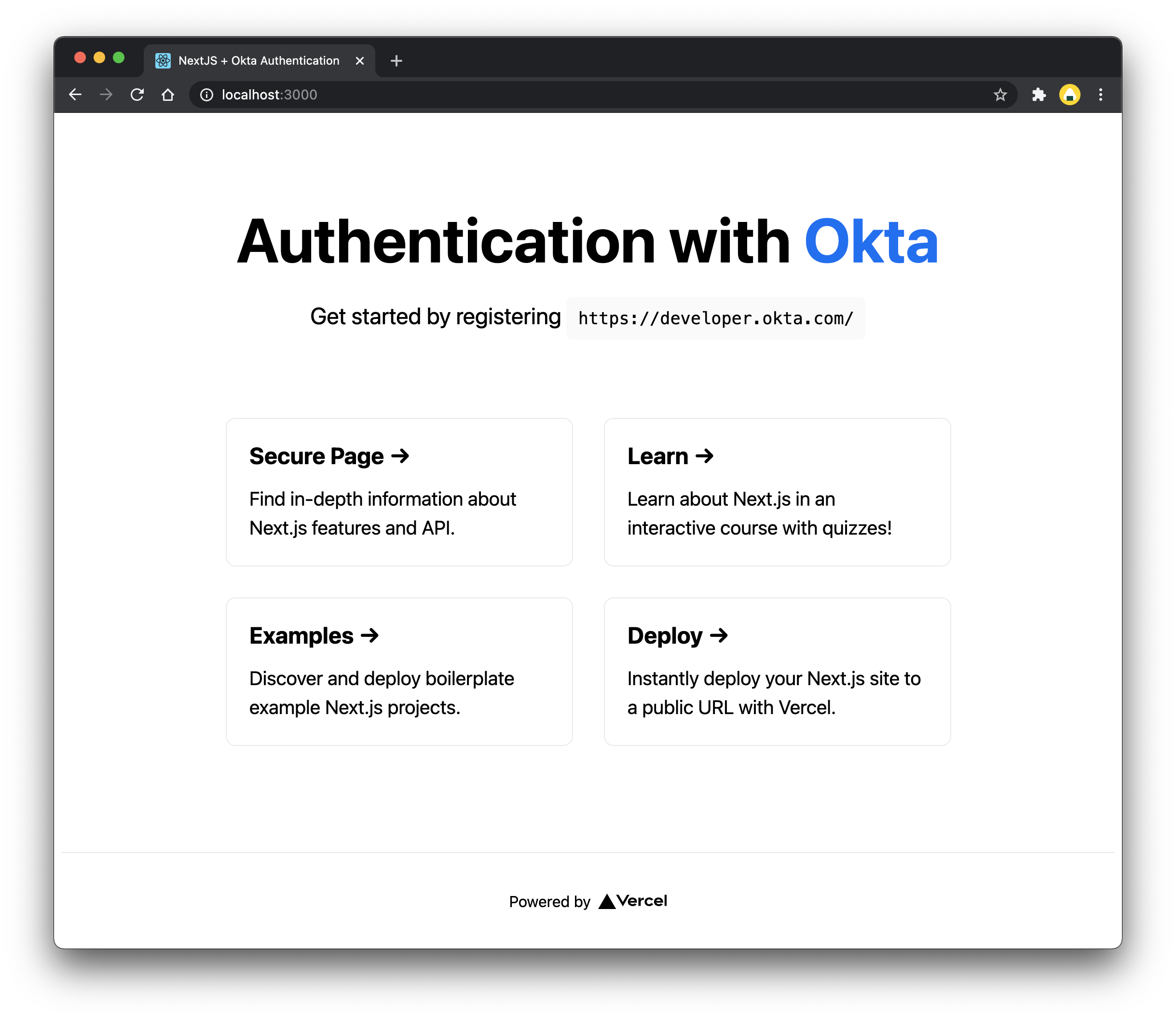 NextJS and Okta Authentication